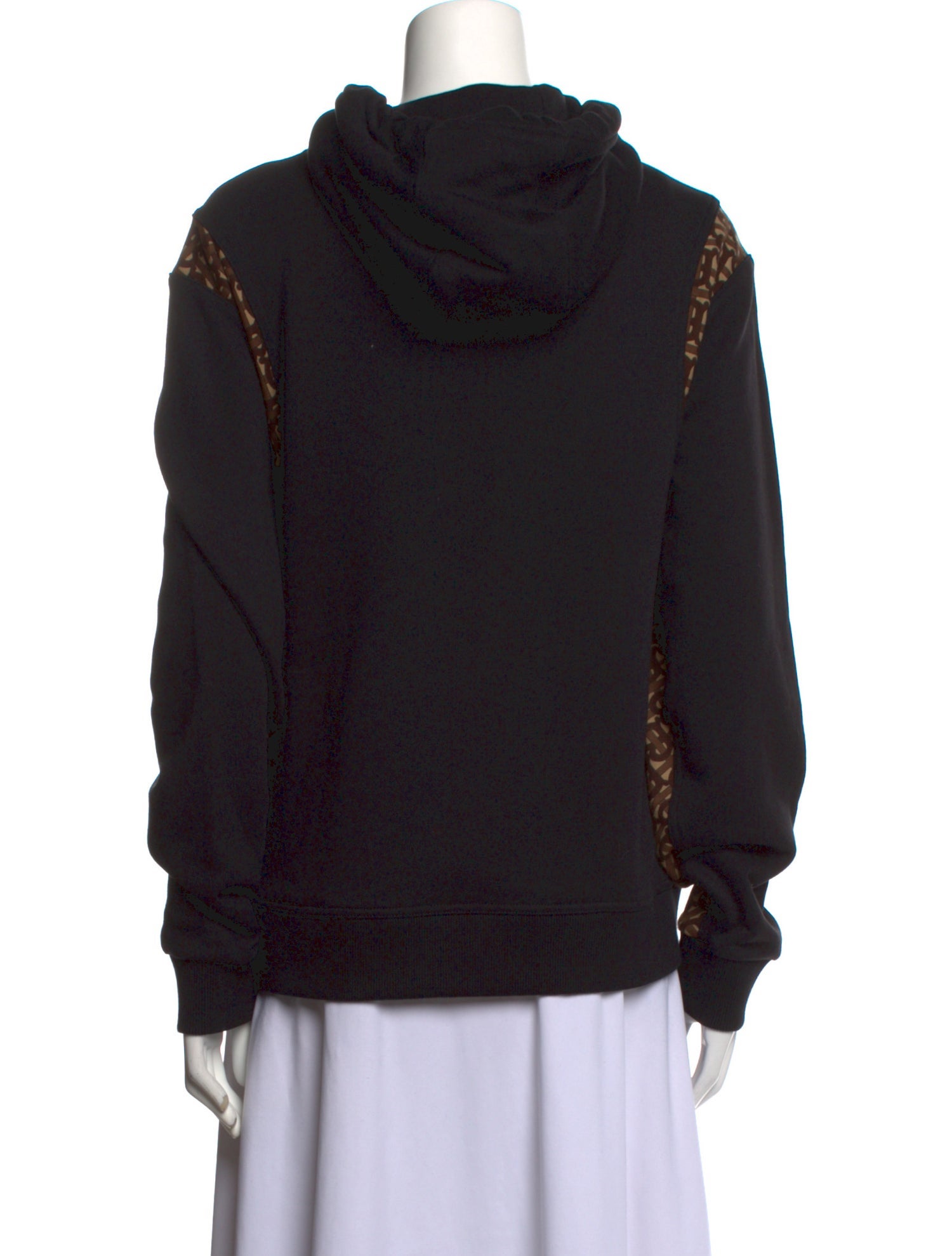 Burberry Mock Neck Long Sleeve Sweatshirt